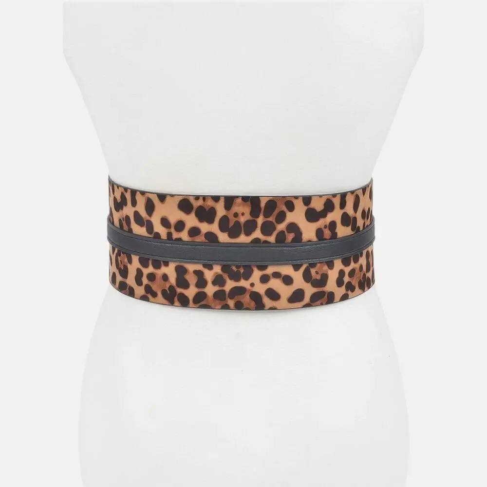 Wild Elegance Leopard Waist Belt